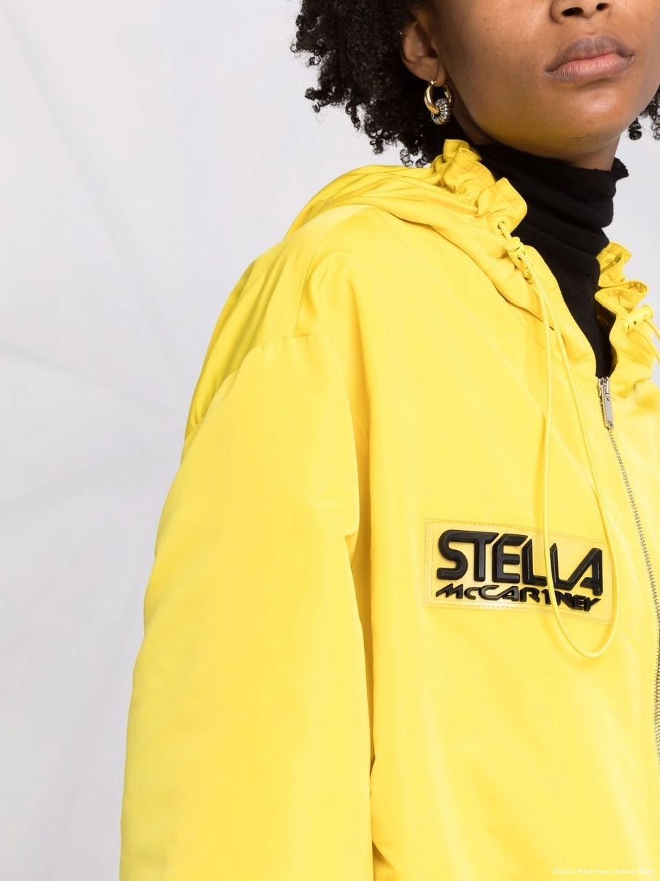 Cheap hooded logo-patch jacket McCartney Women Stella 0403